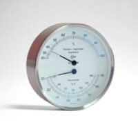 Steam Bath Thermometer & Hygrometer, ø 130 mm – °C/°F