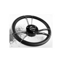 Steering Wheel 931 Dia. 359 mm blue spokes & black PU rim including keyed hub