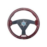 Steering Wheel type94 Dia.350 Black anodized centre Radica/briar textured sport rim