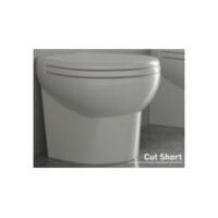Toilet ARTIC CUT SHORT 12V with bidet kit (water jet & water mixer) without water inlet device & flush control with soft close seat & cover