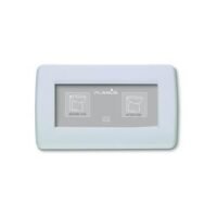 Toilet Control panel STANDARD 2 button (with Ivory & Black frame)