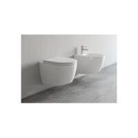 Toilet SKY WJ 230V wall mount with water jet, soft close seat & cover without flush controls