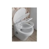 Toilet STILO 12 V with bidet kit without flush controls & water inlet device