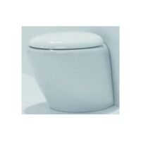 Toilet VISION 12V with water jet without water inlet device & flush control (White) with soft close seat & cover
