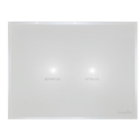 Toilet control panel touch 1 button white