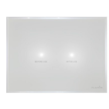 Toilet control panel touch 1 button white