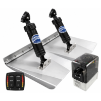 Trim Tab Kit M120EIC Hydraulic 10″ × 12″ 12V with Electronic Indicator Control